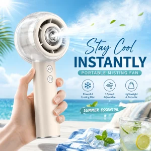 Misting Portable Handheld Rechargeable 600MAh Mini Fan