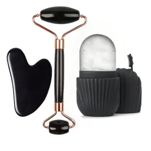 Optional 1Pcs 2Pcs 3Pcs Ice Face Roller Gua Sha Tool Set
