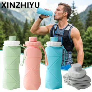 Outdoor Silicone Folding Water Bottle