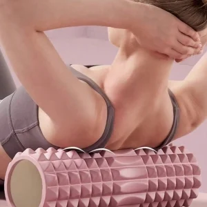 Foam Yoga Massage Roller - Textured Surface For Deep Tissue Massage